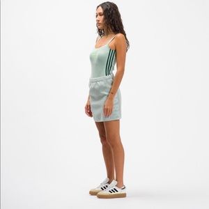 Adidas x Ivy Park mint green mini skirt